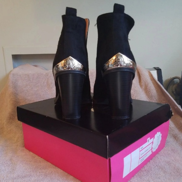 Charlotte Russe ankle boots sz 8 - Picture 3 of 6